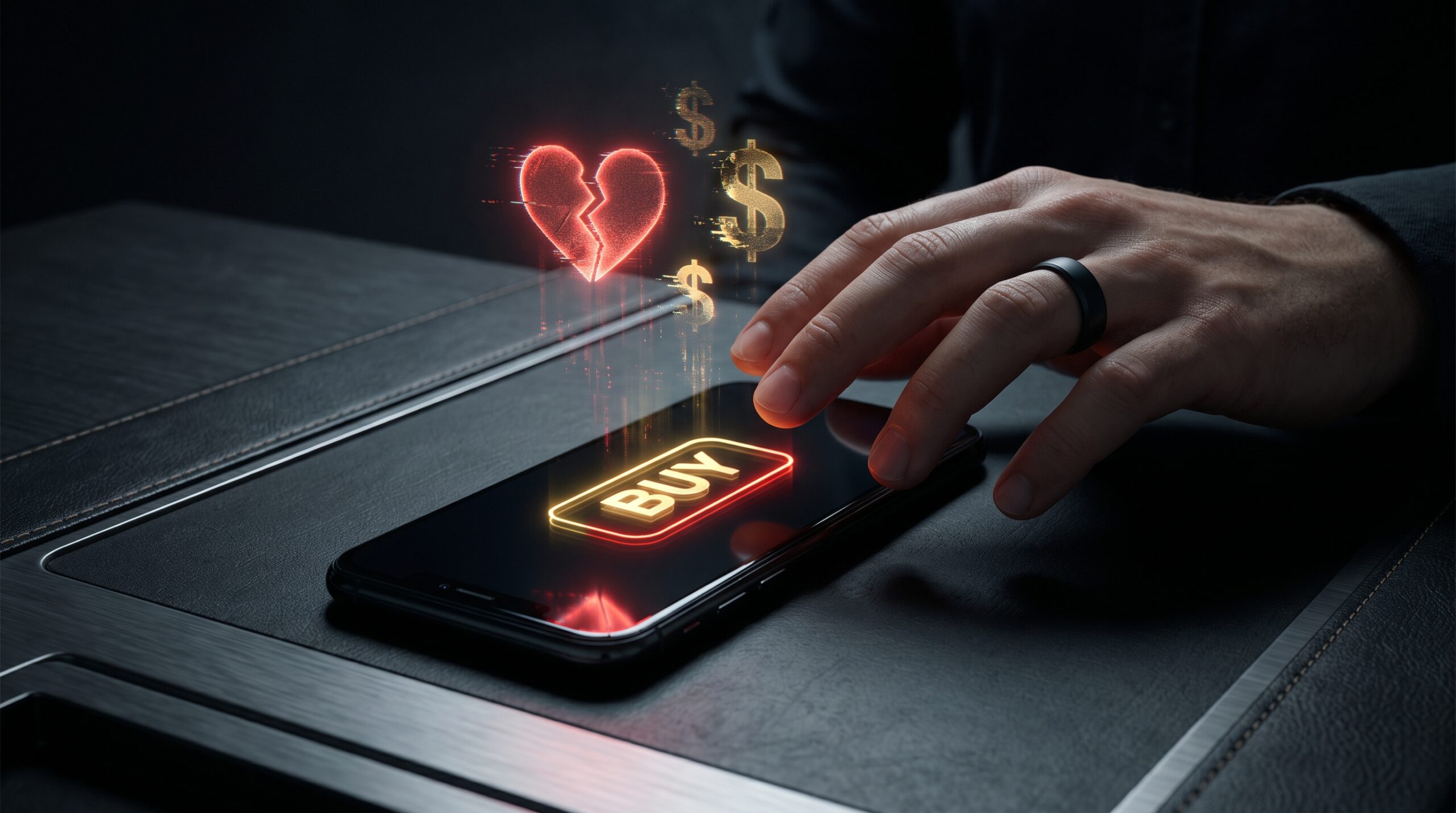 Trader hesitating before following a crypto signal — the emotional cost of FOMO trading